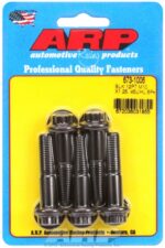 M10 x 1.25 x 45 12pt black oxide bolts (5pcs) - Image 2