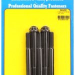 "7/16""-14 X 4.000 12pt 1/2 wrenching black oxide bolts"5pcs