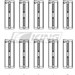 King Main Bearing Shell HONDA F20C, F22C, 16V