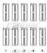King Main Bearing Shell HONDA F20C, F22C, 16V