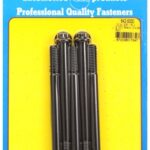 "3/8""-16 x 5.000 12pt black oxide bolts" (5pcs)