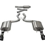 Corsa Cat-Back 3.0" Dual Rear Single 4.5" Mustang 2.3 15-22