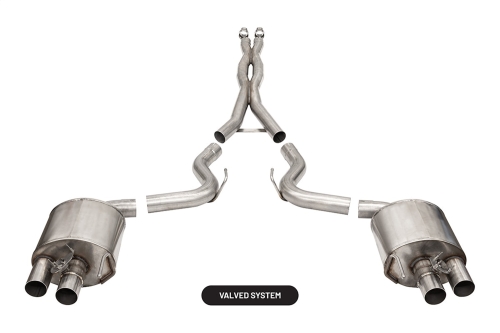 6C0476CA-2426-57F4-411C-E6478444083D Corsa Cat-Back 3.0" Dual Rear None Mustang 5.2 15-20 - Image 1