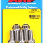 "7/16""-20 x 1.000 12pt SS bolts" (5pcs)