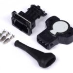 Haltech Throttle Pos. Sensor -Grey CW Rotation 8mm D-Shaft