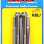 "3/8""-24 x 3.250 12pt 7/16 wrenching SS bolts" (5pcs)
