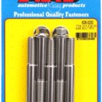 "7/16""-14 X 3.250 hex SS bolts" (5pcs)
