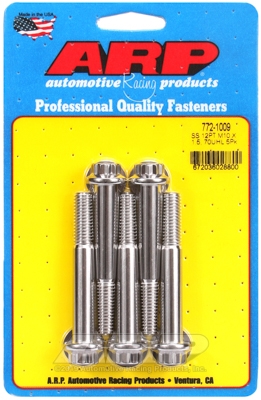 6DD6AF65-DAEB-128C-10DD-0D76032D4963 M10 x 1.50 x 70 12pt SS bolts (5pcs) - Image 1
