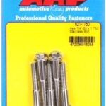 "1/4""-20 x 1.750 hex SS bolts" (5pcs)