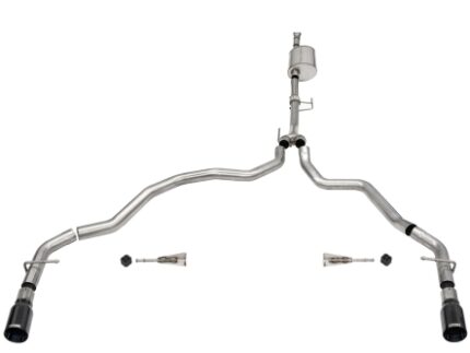 Corsa Cat-Back 3.0" Dual Rear Single 4.0" F150 3.5 21-23