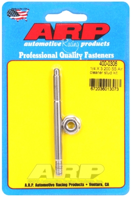 6EAED9DE-DE9B-01F8-8AC2-10A6BC1F20B1 "1/4"" x 3.200 SS air cleaner stud kit" - Image 1