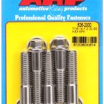 "7/16""-14 X 2.000 hex SS bolts" (5pcs)