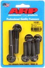 Big block Chrysler bellhousing bolt kit - Black Oxide Hex