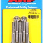 "5/16""-18 x 2.000 12pt SS bolts" (5pcs)