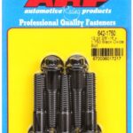 "3/8""-16 x 1.750 12pt black oxide bolts" (5pcs)