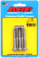 "1/4""-28 x 2.000 12pt SS bolts" (5pcs) - Image 2
