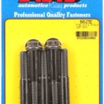 "7/16""-14 X 2.750 12pt 1/2 wrenching black oxide bolts"5pcs