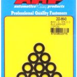 ARP M8 ID .575 OD .062"TH black washers (10pcs)