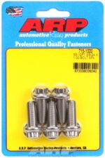 "3/8""-24 x 1.000 12pt 7/16 wrenching SS bolts" (5pcs) - Image 2