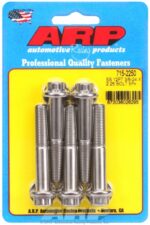 "3/8""-24 x 2.250 12pt 7/16 wrenching SS bolts" (5pcs) - Image 2