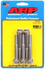 "3/8""-24 x 2.750 12pt 7/16 wrenching SS bolts" (5pcs) - Image 2