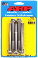 "3/8""-24 x 3.500 12pt 7/16 wrenching SS bolts" (5pcs) - Image 2
