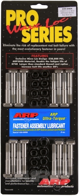 71E37059-02B4-E0CB-02F0-3C4F30DD6487 ARP BB Chevy 8.1L M10 ARP2000 pro wave-loc rod bolt kit - Image 1
