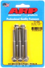 "1/4""-28 x 2.500 hex SS bolts" (5pcs) - Image 2