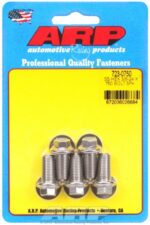 "3/8""-24 x .750 hex SS bolts" (5pcs) - Image 2