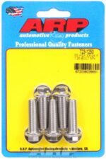 "3/8""-24 x 1.250 hex SS bolts" (5pcs) - Image 2