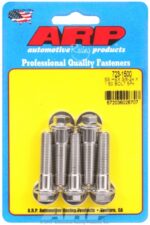 "3/8""-24 x 1.500 hex SS bolts" (5pcs) - Image 2