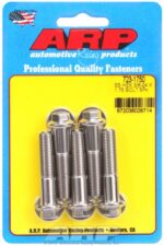 "3/8""-24 x 1.750 hex SS bolts" (5pcs) - Image 2