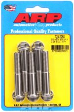 "3/8""-24 x 2.250 hex SS bolts" (5pcs) - Image 2