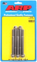 "3/8""-24 x 4.000 hex SS bolts" (5pcs) - Image 2