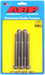 "3/8""-24 x 4.250 hex SS bolts" (5pcs) - Image 2