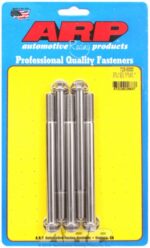 "3/8""-24 x 5.000 hex SS bolts" (5pcs) - Image 2