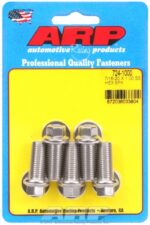"7/16""-20 x 1.000 hex SS bolts" (5pcs) - Image 2