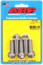 "7/16""-20 x 1.250 hex SS bolts" (5pcs) - Image 2