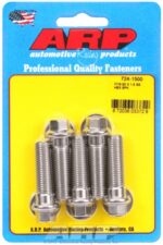 "7/16""-20 x 1.500 hex SS bolts" (5pcs) - Image 2