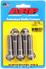 "7/16""-20 x 1.750 hex SS bolts" (5pcs) - Image 2