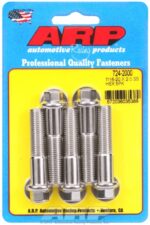 "7/16""-20 x 2.000 hex SS bolts" (5pcs) - Image 2