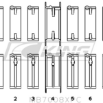 King Main Bearing Shell NISSAN RB25DET