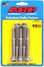 "3/8""-16 x 3.250 hex 7/16 wrenching SS bolts" (5pcs)