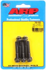 "1/4""-28 x 1.500 12pt black oxide bolts" (5pcs) - Image 2