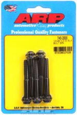 "1/4""-28 x 2.000 12pt black oxide bolts" (5pcs) - Image 2