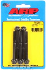 "1/4""-28 x 2.500 12pt black oxide bolts" (5pcs) - Image 2