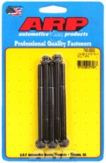 "1/4""-28 x 3.500 12pt black oxide bolts" (5pcs) - Image 2