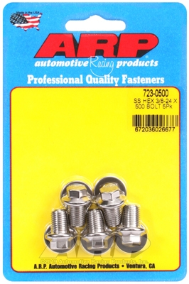 74166871-0375-D258-76C1-6B5A3E77D7DE "3/8""-24 x .500 hex SS bolts" (5pcs) - Image 1