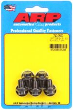 "3/8""-24 x .500 12pt black oxide bolts" (5pcs) - Image 2