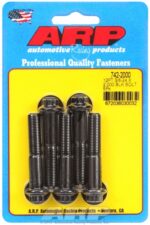 "3/8""-24 x 2.000 12pt black oxide bolts" (5pcs) - Image 2
